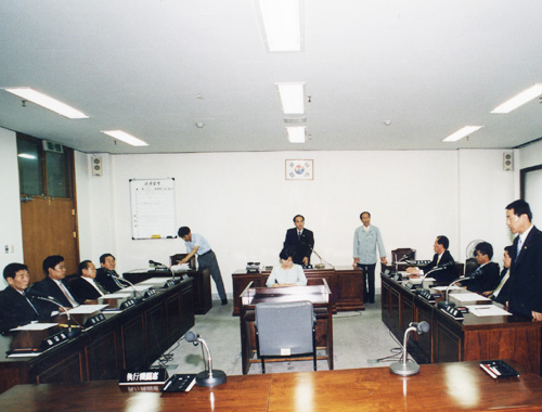 제107회 임시회 사회도시위원회 간사선임(2002.7.6.)