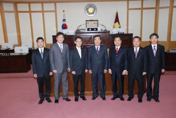 한국청년지도자연합회 북구지부 임직원 내방